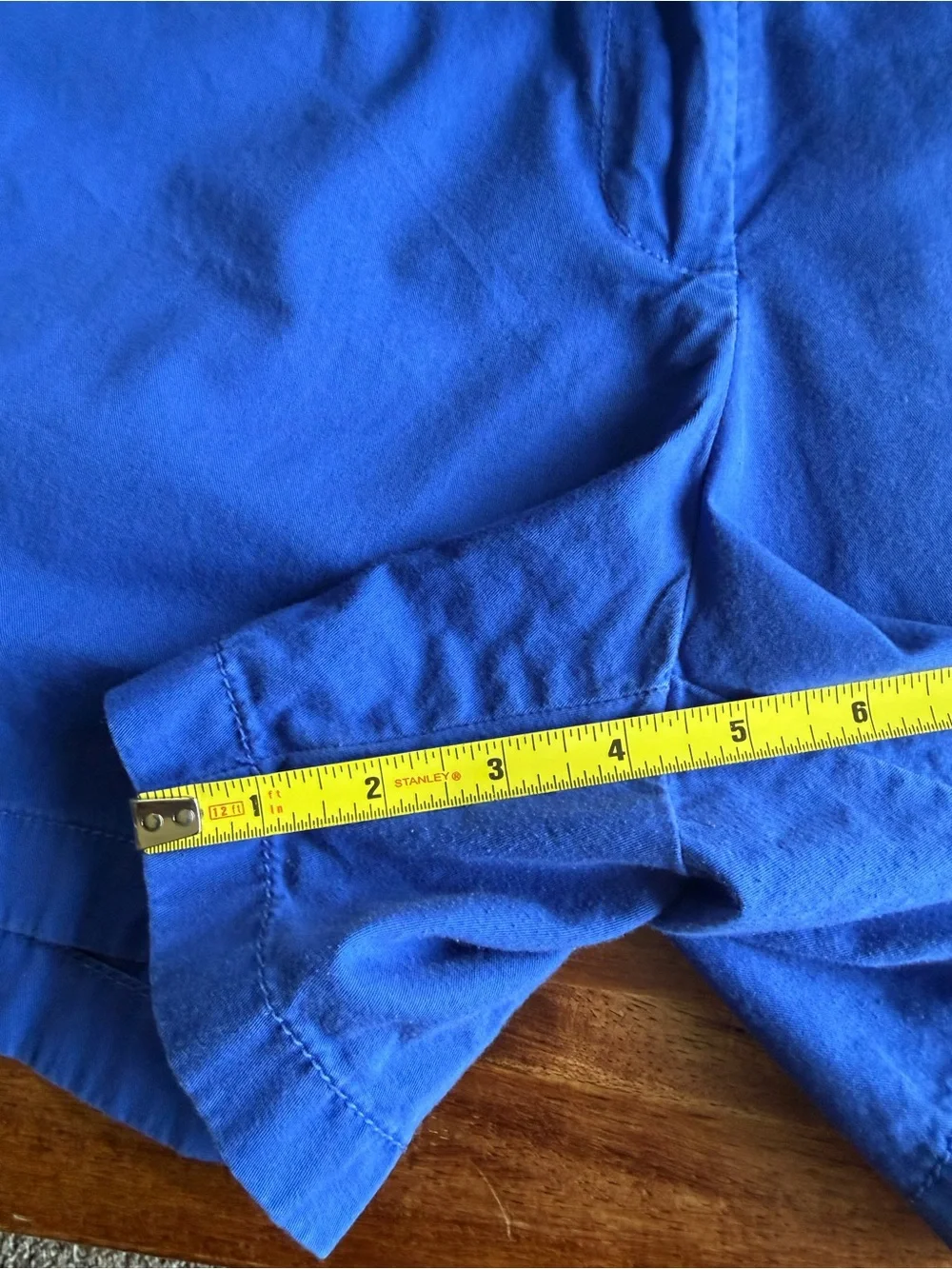Women’s J. Crew Blue 4.5 Inch Cotton Shorts Size 14